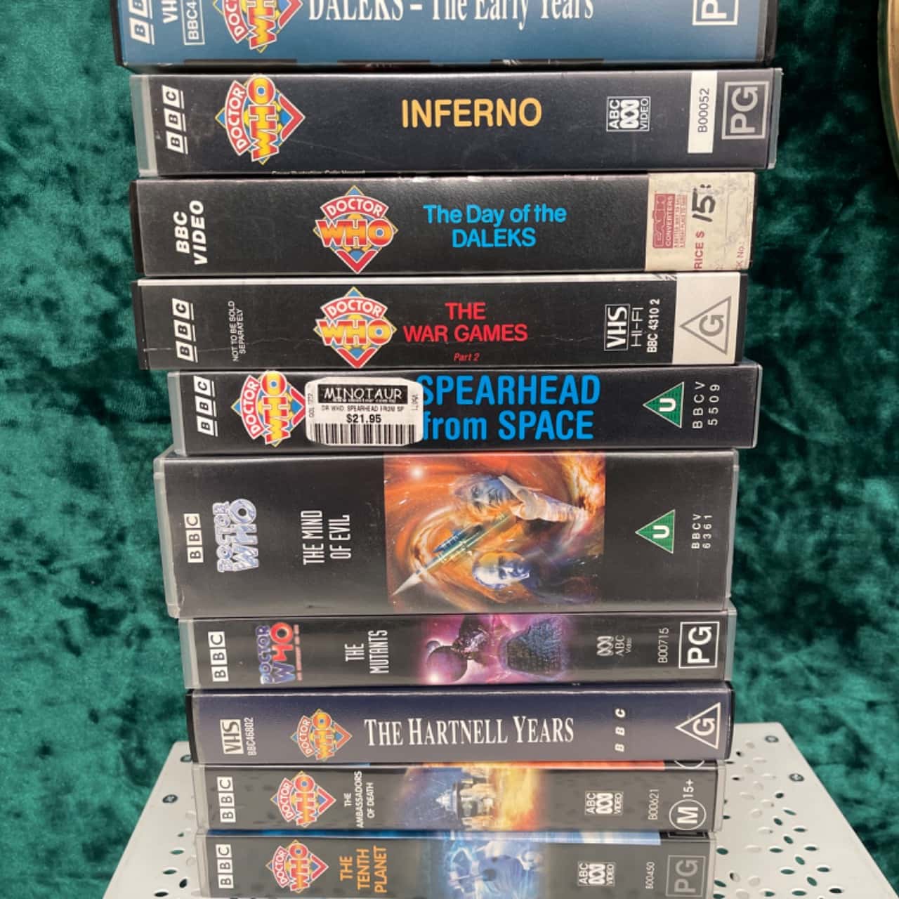 10 x Dr Who VHS Tapes(s)