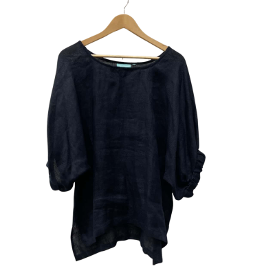 Blue Illusion Womens  Size L Navy Blue 