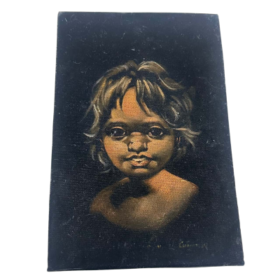 Art Work by Colin Noel Chandler “Murrawin” Oil on Velvet