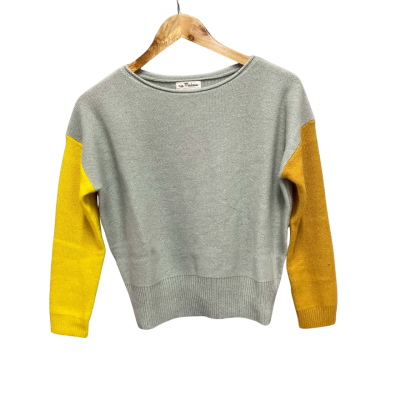 Rue Madame Womens  Size S Jumper Grey / Mustard / Yellow 