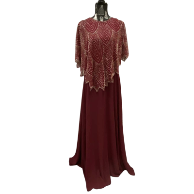 Miss Anne Womens  Size 10P Formal Dress Maroon BNWT