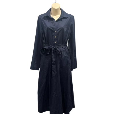 Reserved Womens  Size XL Long Sleeve Dress / Maxi Dress Navy Blue 