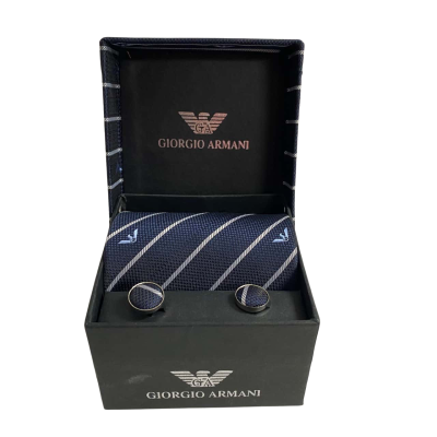 Mens Tie, Cufflinks & Pocket square Set 