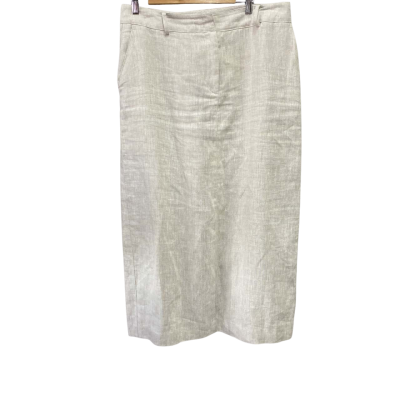 Witchery Womens  Size 14 Maxi Skirt Natural 