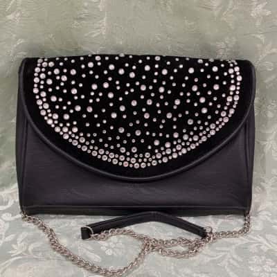Kardashian Kollection Womens Shoulder Bag Black  
