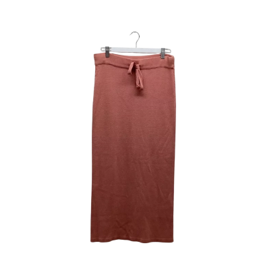 Ceres Life Organic Cotton Knit Maxi Skirt Spiced Pink Size M BNWT