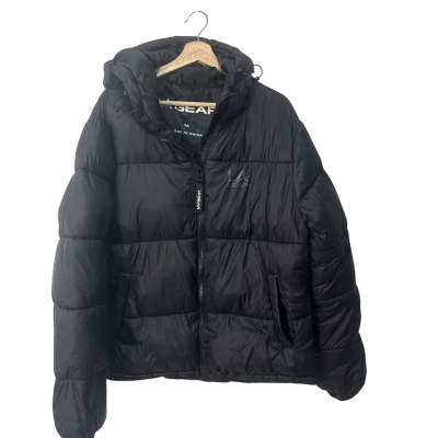 LA Gear  Size M Puffer Jacket Black  