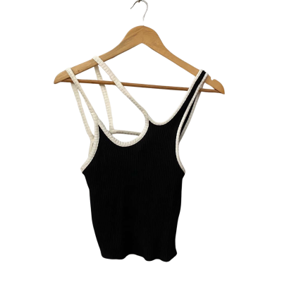 Sass & Bide Womens  Size 14 Cropped Top / Party Top Black  