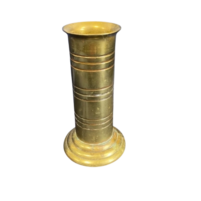 Vintage Solid Brass Vase