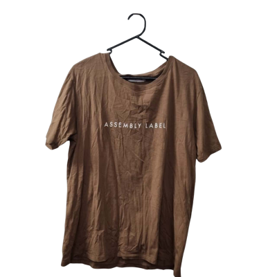 Assembly Label Women's Size 10 T-shirts in Light Brown 