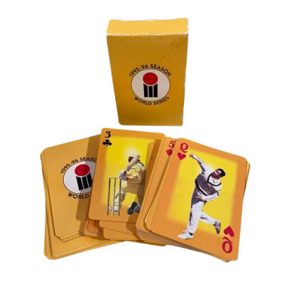 Cricket World Series 1995-96 Season Playing Cards