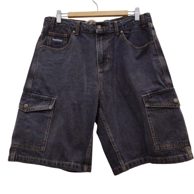 Ghanda Mens Size 30 Cropped Jeans Black (3)