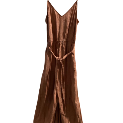 BNWT Sussan Womens  Size 14 Sleeveless Jumpsuit Brown RRP $129.95