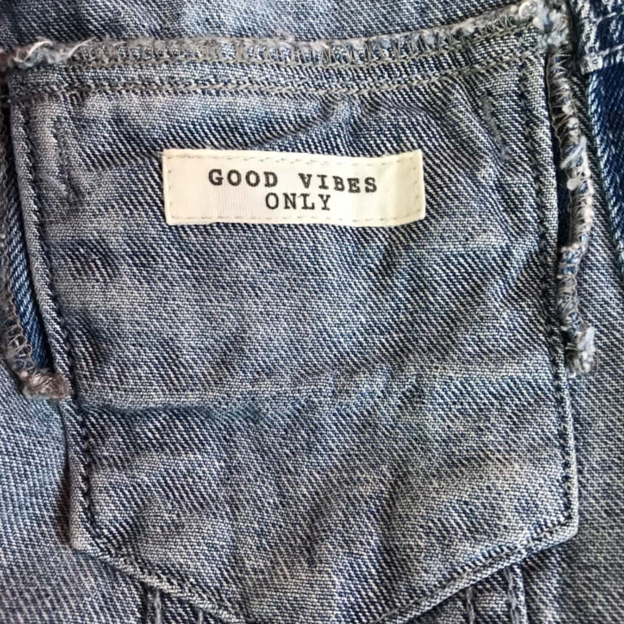 Ghanda Womens Size XS Denim Jacket Blue