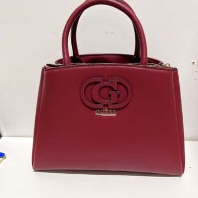 Guess Womens Handbag Maroon 