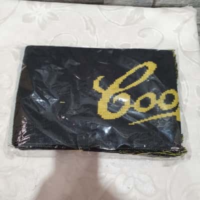 New Mens  Coopers Scarf Black  / Yellow 