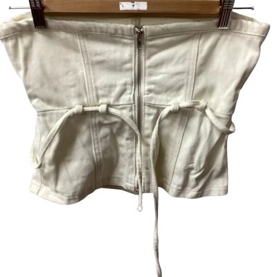White Fox Womens  Size S Sleeveless Top Cream g