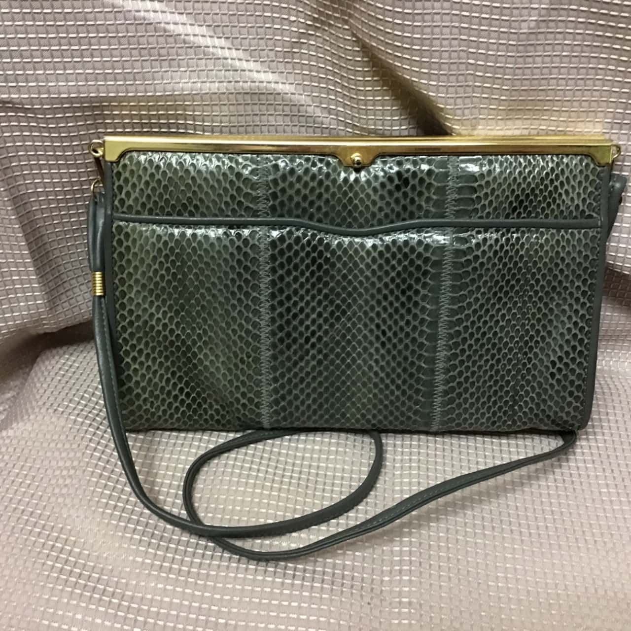 snakeskin pocketbook