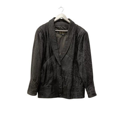 DI’S Fashion  Womens  Size 14 Leather Jacket Black  