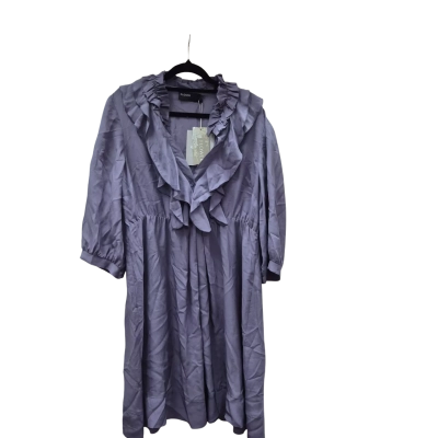 Flower Womens  Size 12 Midi Dress Purple 