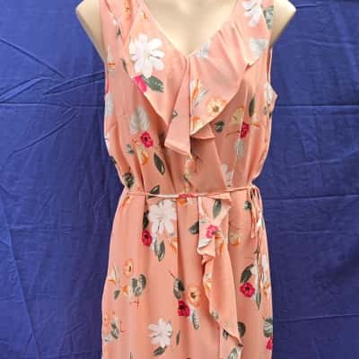 Table Eight Womens  Size 12 Floral Dress / Maxi Dress / Sleeveless Dress  Floral / Multicoloured 