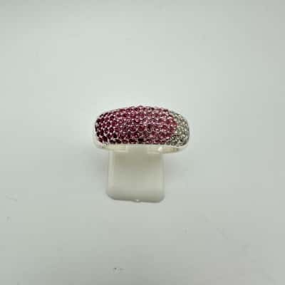 Natalyia V Collister Pink Ombre Ring Stamped NVC 10