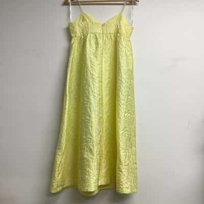 Sheike vintage  Women’s dress Size 8 Formal Dress Yellow 