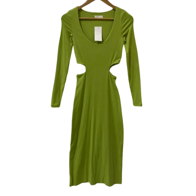 Kookai Womens  Size 0 Bodycon Dress Green 