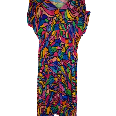 Proud Poppy Clothing Womens  Size 18 Short Sleeve Dress  Multicoloured 