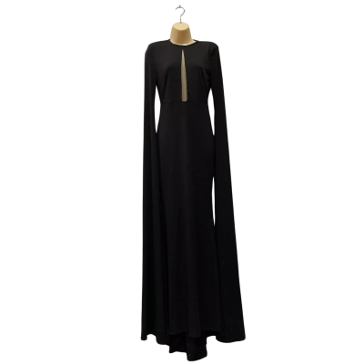  Womens  miss ord Size S Cocktail Dress / Formal Dress / Long Sleeve Dress / Maxi Dress / Party Dress Black  