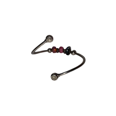 Chamilia Sterling Silver Flex Charm Bracelet With 5 Charms & 2 Stoppers