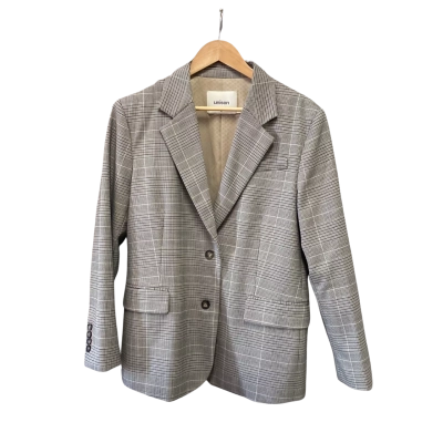 Unison Womens  Size 10 Blazer Gingham / Green 
