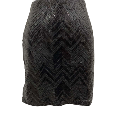 Sass Womens  Size 14 Chevron Sequin Mini