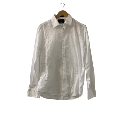 VAN HEUSEN Men's Size 41/Large European Fit Long Sleeve Business Shirt White (RRP $79.95 Myer)