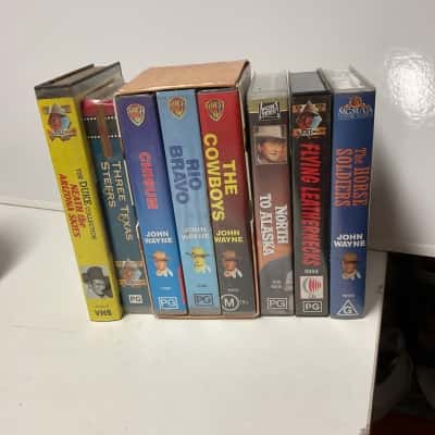 Vintage John Wayne VHS Tapes