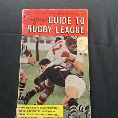 Vintage Gregory's Guide to Rugby League compiled by Jack Pollard