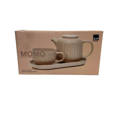 S&P MOMO 3 Piece Tea Set (Pink)