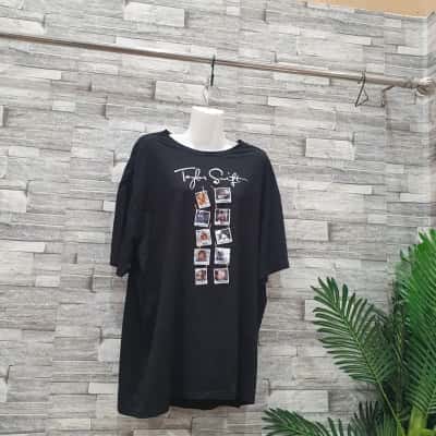  Womens  Size 24 / XXXL Short Sleeve Top Black  