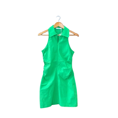 Mango Size 8 Casual Dress Green BNWT