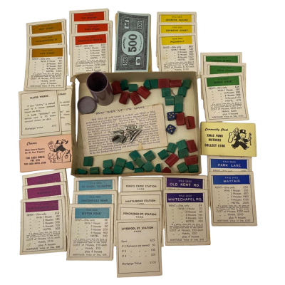 Vintage John Sands Monopoly - Missing Pieces