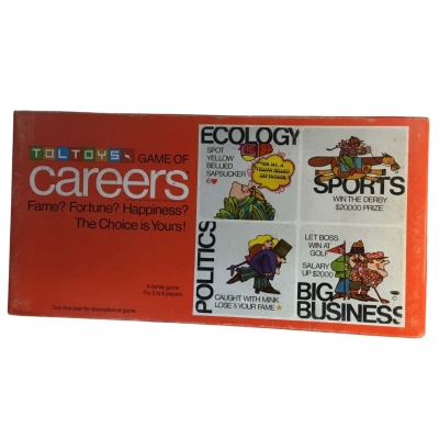 Vintage Toltoys Game of Careers Board Game