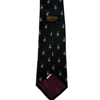 Mercedes Mens Ties Black/Pattern