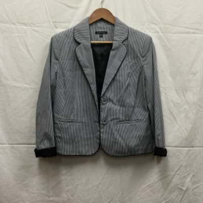  Rivette & Blair Womens Size 14 Striped Jacket
