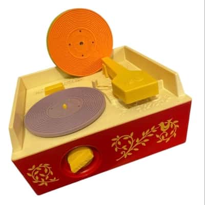 Vintage Fisher price music box record player
