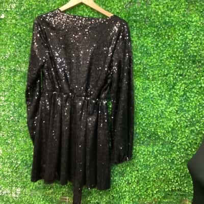 Showpo Womens  Size 10 Cocktail Dress Black  