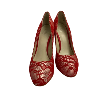 Wittner Womens  Size 39 "Amber Lace" Heels Red 