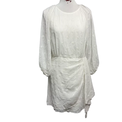 Stevie May Womens  Size M Mini Dress Off White 