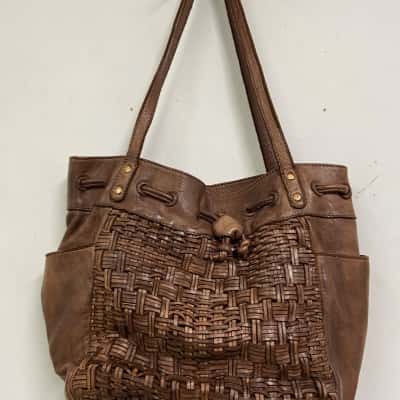 Colorado Brown Leather Shoulder Bag 