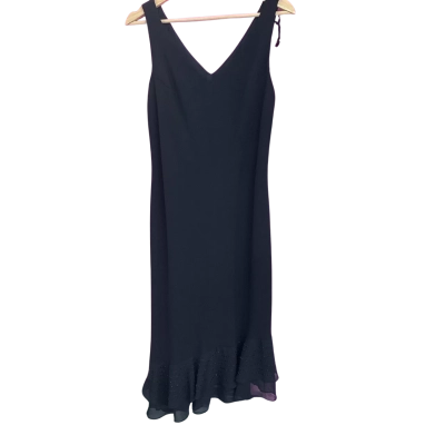  Womens  Size 10 Sleeveless Dress  Black  
