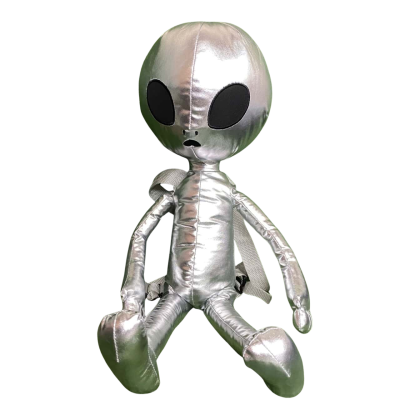 Silver Alien Backpack